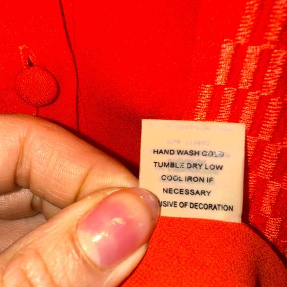 Sugarlips Mini Dress Off The Shoulder Red Embroidered Women's Size Large - Picture 6 of 9